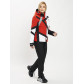Горнолыжный костюм женский красного цвета 077031Kr