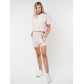 Костюм шорты и топ розового цвета 21117R