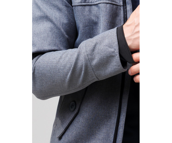 Парка мужская осенняя весенняя  черного цвета 2020Ch