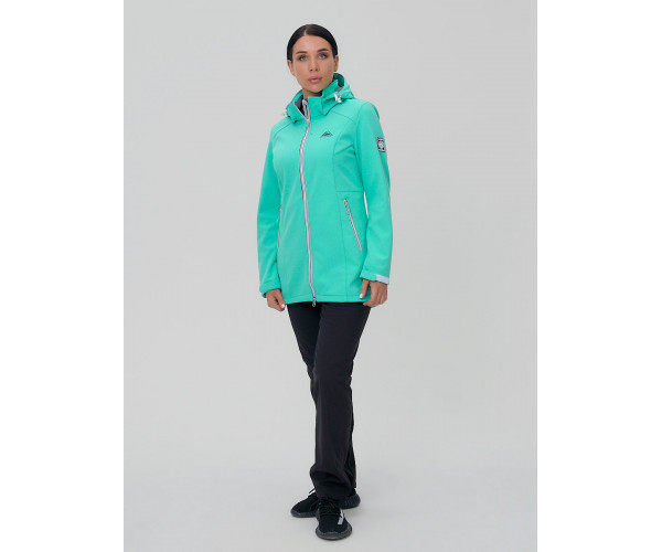 Костюм женский  салатового цвета 02029Sl