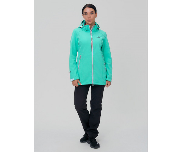 Костюм женский  салатового цвета 02029Sl