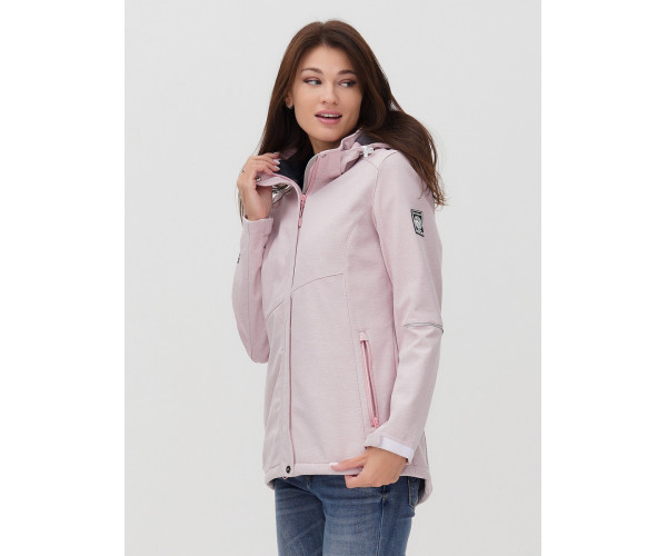 Ветровка  женская розового цвета 2035R