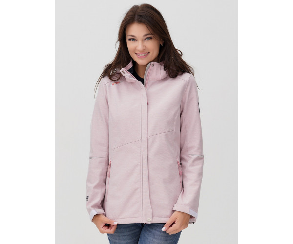 Ветровка  женская розового цвета 2035R