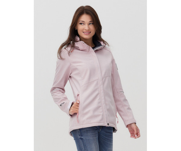 Ветровка  женская розового цвета 2035R