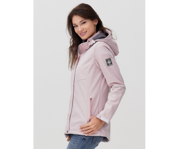 Ветровка  женская розового цвета 2035R