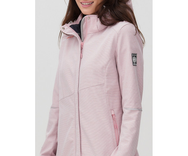 Ветровка  женская розового цвета 2035R