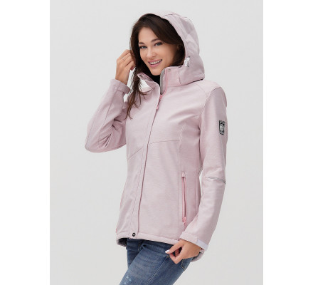 Ветровка  женская розового цвета 2035R