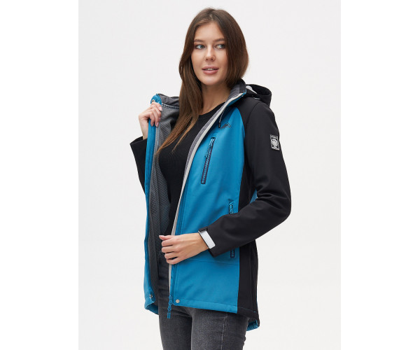 Ветровка  женская синего цвета 2030S