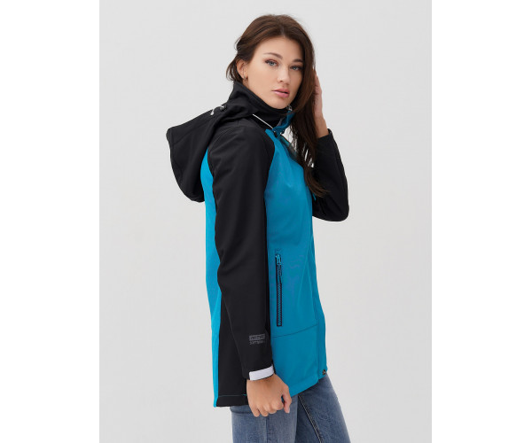 Ветровка  женская синего цвета 2030S
