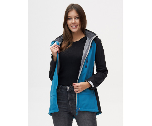 Ветровка  женская синего цвета 2030S
