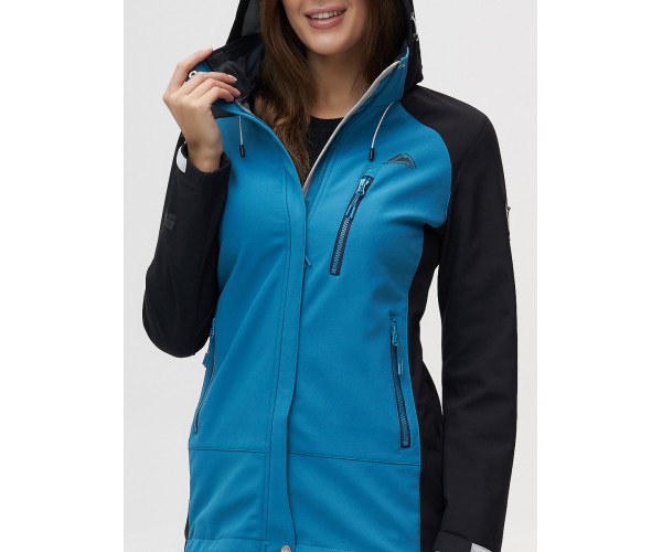 Ветровка  женская синего цвета 2030S