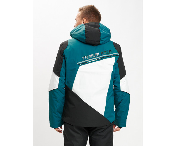 Горнолыжная куртка мужская темно-зеленого цвета 77016TZ