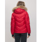 Пуховик еврозима с мехом Valianly красного цвета 22107Kr