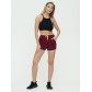 Спортивные шорты женские бордового цвета 3019Bo