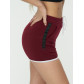 Спортивные шорты женские бордового цвета 3019Bo