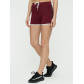 Спортивные шорты женские бордового цвета 3019Bo