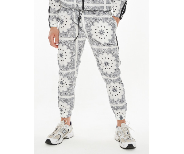 Спортивный костюм плащевка белого цвета 9148Bl