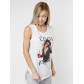 Футболка без рукавов женская белого цвета 8201Bl