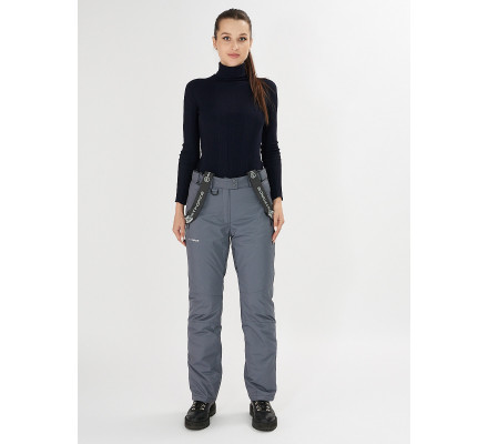 Брюки горнолыжные серого цвета 916Sr