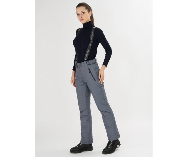 Брюки горнолыжные серого цвета 916Sr