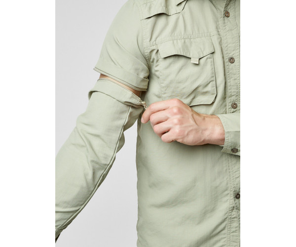 Рубашка классическая мужская бежевого цвета 12003B