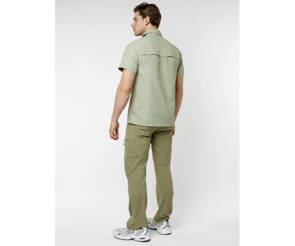 Рубашка классическая мужская бежевого цвета 12003B