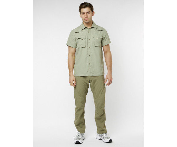 Рубашка классическая мужская бежевого цвета 12003B