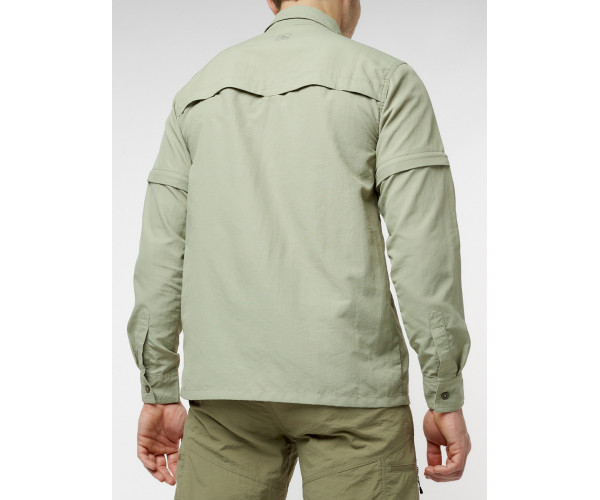 Рубашка классическая мужская бежевого цвета 12003B