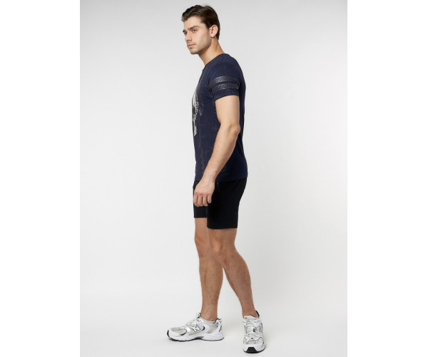 Подростковая футболка темно-синего цвета 220034TS