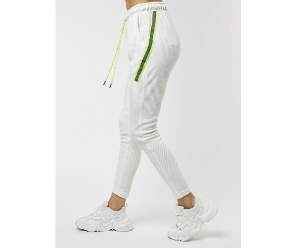 Брюки зауженные женские белого цвета 222066Bl