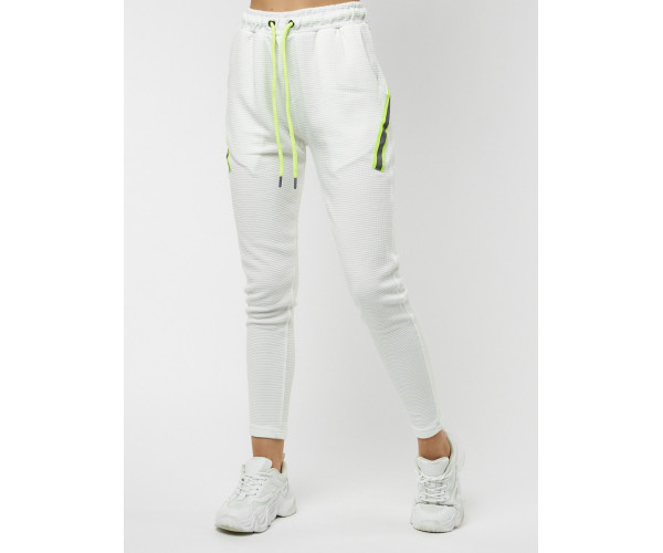 Брюки зауженные женские белого цвета 222066Bl