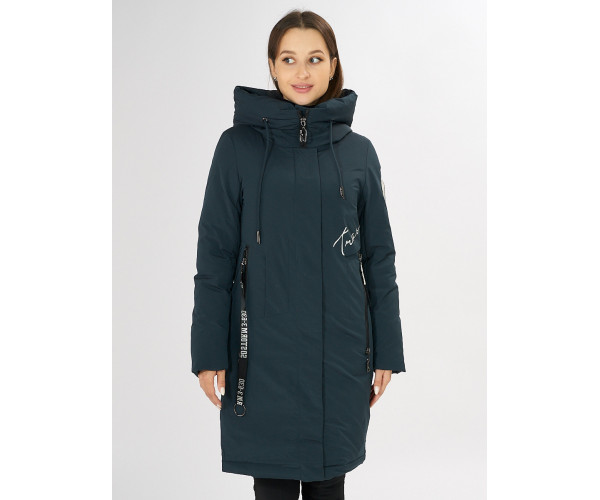 Куртка зимняя темно-зеленого цвета 72115TZ