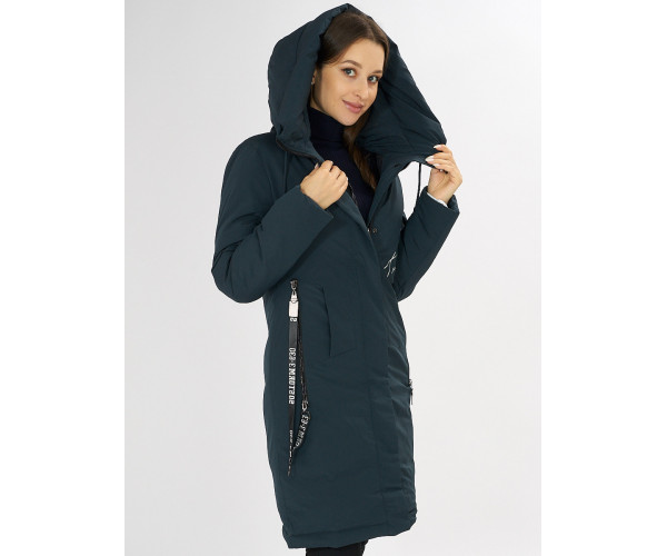 Куртка зимняя темно-зеленого цвета 72115TZ