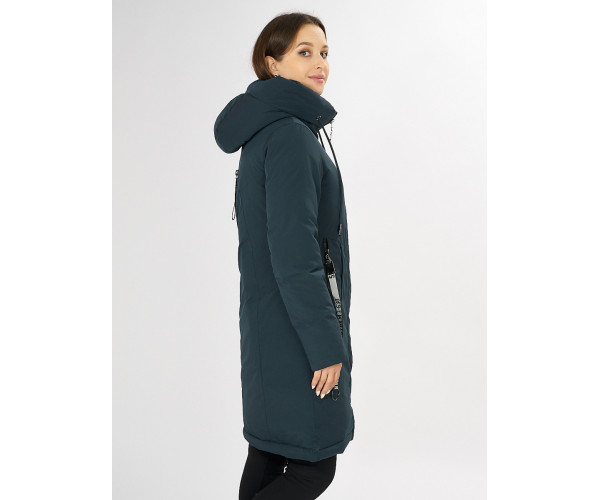 Куртка зимняя темно-зеленого цвета 72115TZ