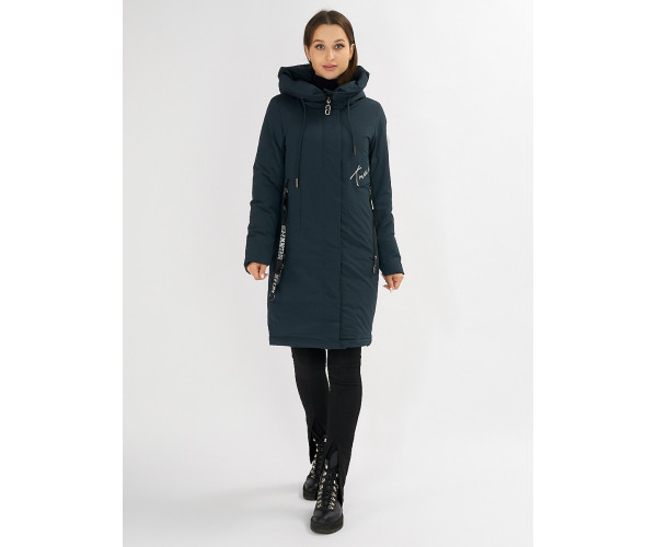 Куртка зимняя темно-зеленого цвета 72115TZ