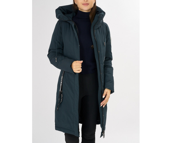 Куртка зимняя темно-зеленого цвета 72115TZ