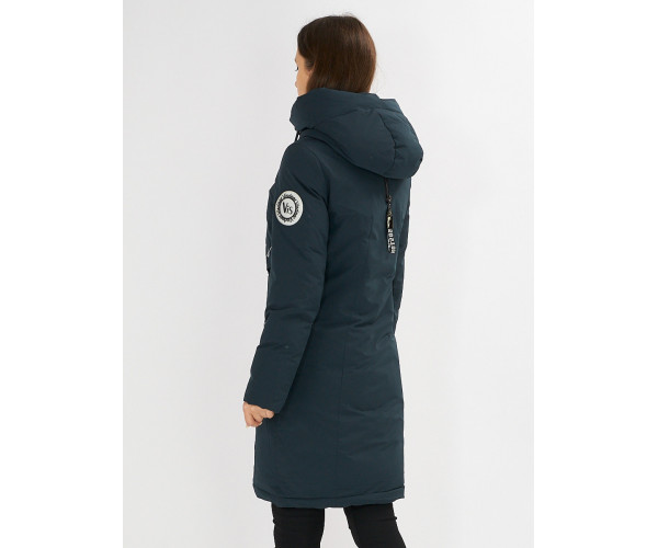 Куртка зимняя темно-зеленого цвета 72115TZ