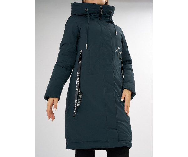 Куртка зимняя темно-зеленого цвета 72115TZ
