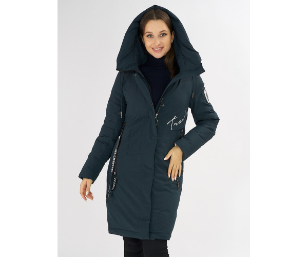 Куртка зимняя темно-зеленого цвета 72115TZ