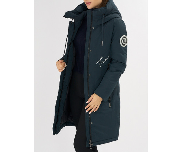 Куртка зимняя темно-зеленого цвета 72115TZ