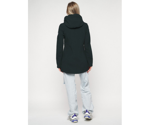 Ветровка женская  черного цвета 20371Ch