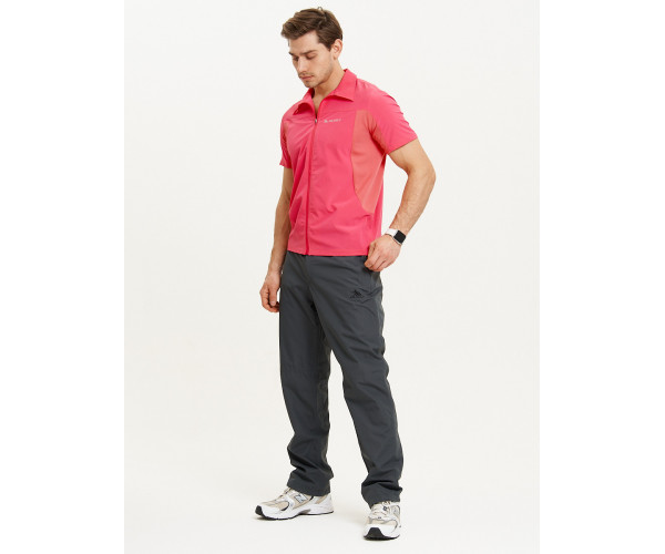 Футболка спортивная поло Valianly мужская розового цвета 93426R