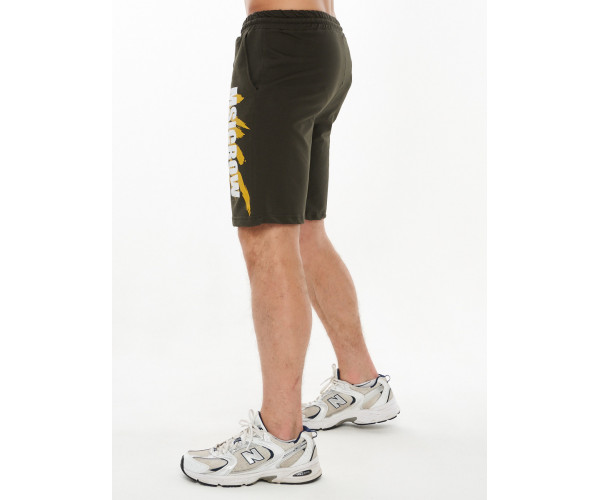 Костюм шорты и футболка 220007 цвета хаки 221007Kh