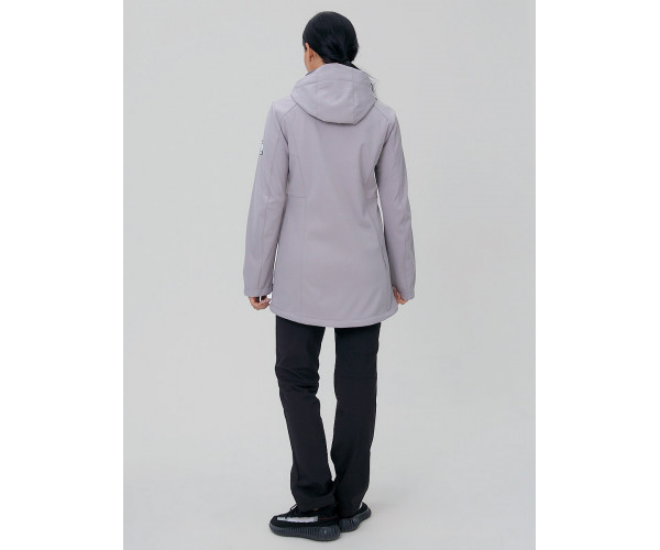 Костюм женский  серого цвета 02029Sr