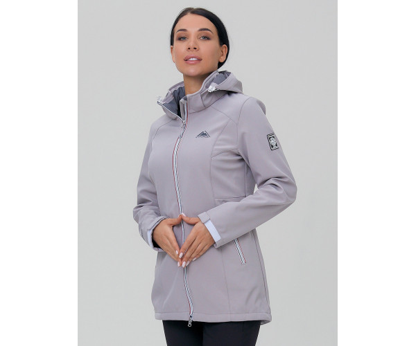 Костюм женский  серого цвета 02029Sr