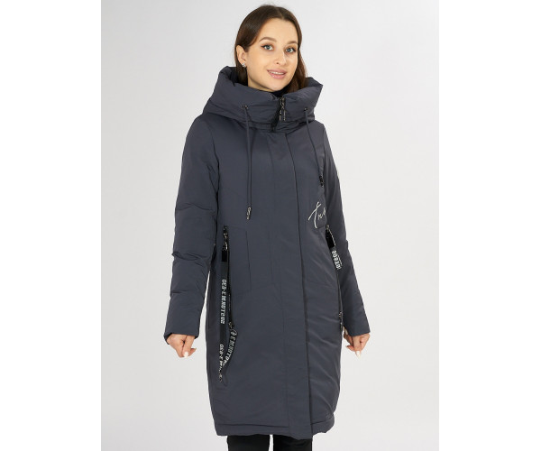 Куртка зимняя темно-серого цвета 72115TC
