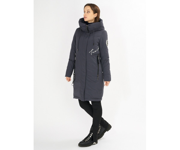 Куртка зимняя темно-серого цвета 72115TC