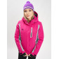 Горнолыжная куртка женская розового цвета 77034R
