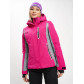 Горнолыжная куртка женская розового цвета 77034R