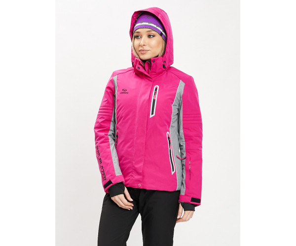 Горнолыжная куртка женская розового цвета 77034R